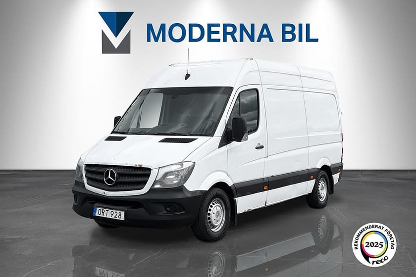 Bild 1 av Mercedes-Benz Sprinter 316 BlueTEC Skåpbil CDI 163k Automat 3-sits Dragkrok Värmare Nybesiktad