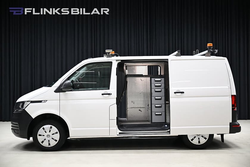 Bild 4 av Volkswagen Transporter 4Motion DSG 150HK Inredd|Dubbeldörr|Dubbelgolv|SeUtr!!