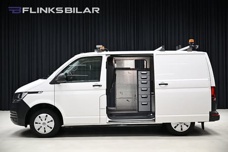 Volkswagen Transporter 4Motion DSG 150HK Inredd|Dubbeldörr|Dubbelgolv|SeUtr!!