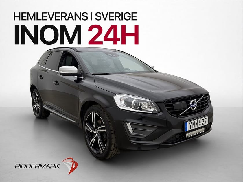 Bild 1 av Volvo XC60 Polestar D4 AWD R-Design Pano H/K Värmare Kamera