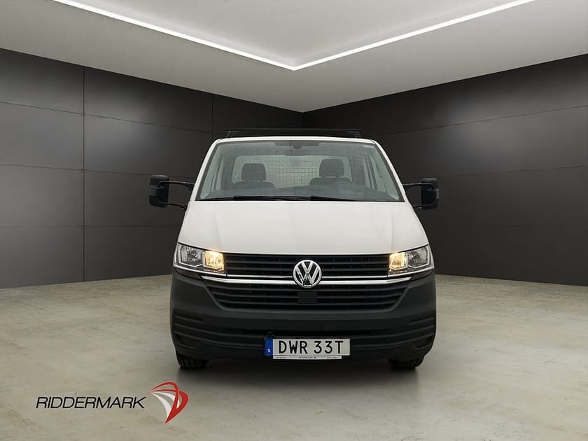 Bild 5 av Volkswagen Transporter Chassi Cab TIPPFLAK Värmare Dragkrok 3-Sits Moms