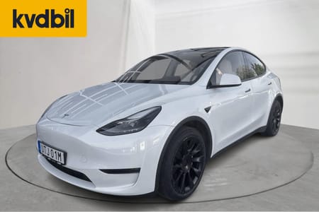 Tesla Model Y Long Range AWD Dual Motor Vitt läder