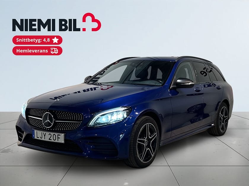 Bild 1 av Mercedes-Benz C 220 T d 4MATIC 9G AMG Drag Pvärm GPS S/V-hjul