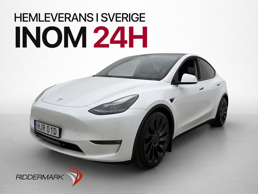 Bild 1 av Tesla Model Y Performance Svensksåld Rattvärme Dragkrok MOMS