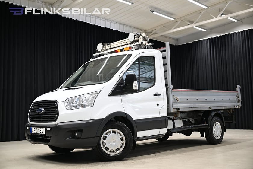 Bild 1 av Ford Transit 350 Chassi Cab 2.0 TDCi AWD 130HK Flak|Tippflak|NyKamrem|Leasbar