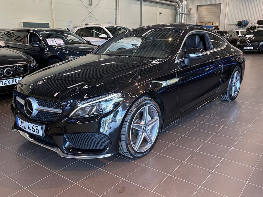 Bild 2 av Mercedes-Benz C 200 Coupé 7G-Tronic Plus AMG Pano Burmester Navi Kamera