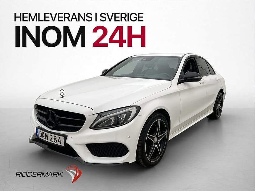 Bild 3 av Mercedes-Benz C 220 d 4MATIC 220d 170hk AMG Navi P-Sensorer Skinn