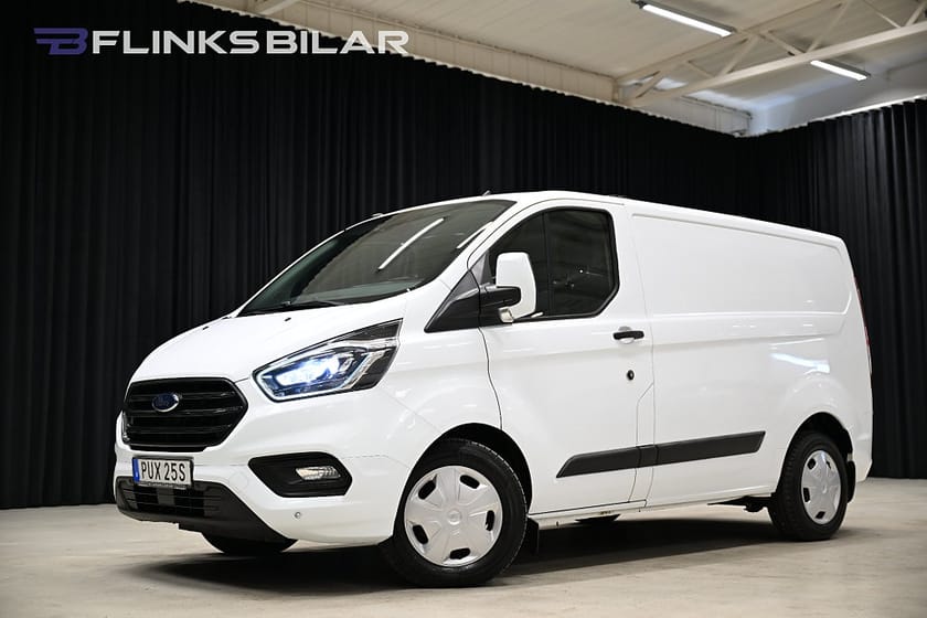 Bild 1 av Ford Transit Custom 280 130HK Automat|Inredd|LED|Drag|Värmare|Leasbar