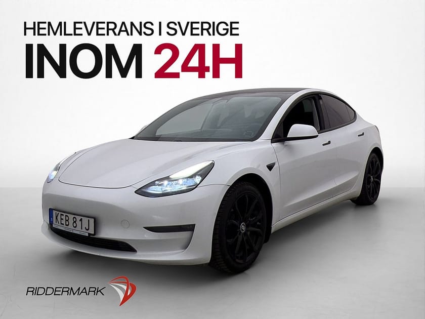 Bild 3 av Tesla Model 3 Long Range AWD Dragkrok Värmepump Svensksåld
