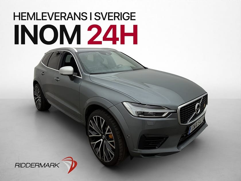 Bild 1 av Volvo XC60 T8 AWD R-Design B&W Pano HuD Värmare Drag VOC