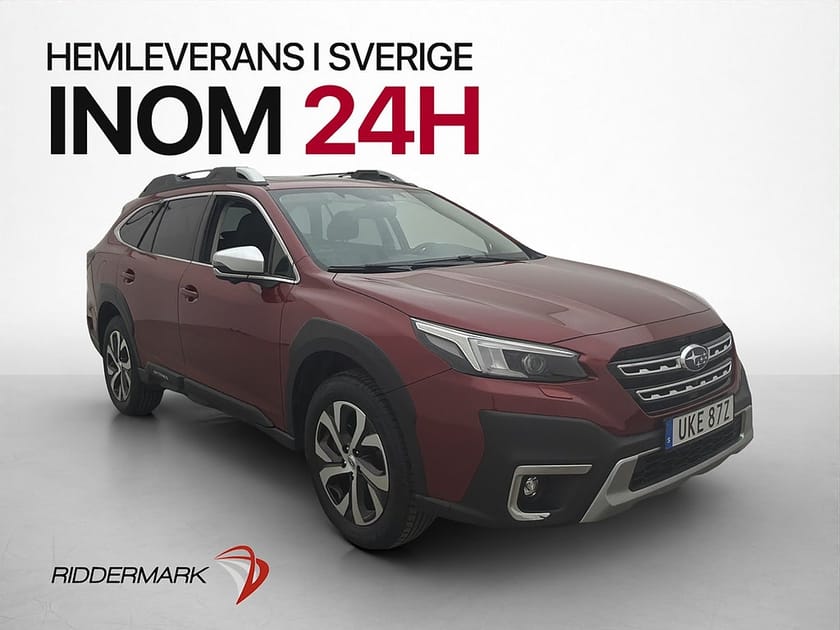 Bild 1 av Subaru Outback 2.5 4WD XFuel Touring T-Lucka H/K Skinn Drag
