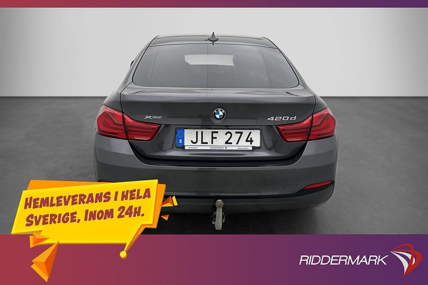 Bild 5 av BMW 420d xDrive Gran Coupé 420 D Sportline Dragkrok HiFi Kamera