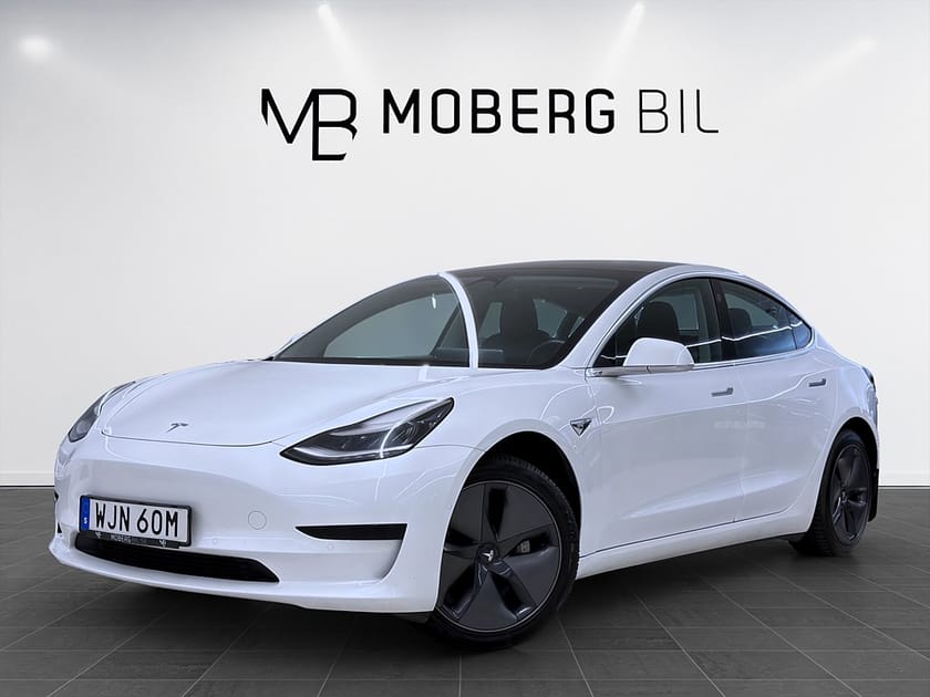 Bild 1 av Tesla Model 3 Standard Range Plus 283hk 2 Års Garanti! B-Kamera