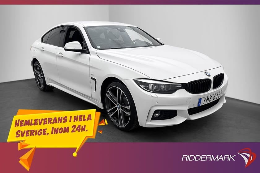 Bild 3 av BMW 420d xDrive Gran Coupé 420 M Sport Drag Sportstolar HIFI Bluetooth