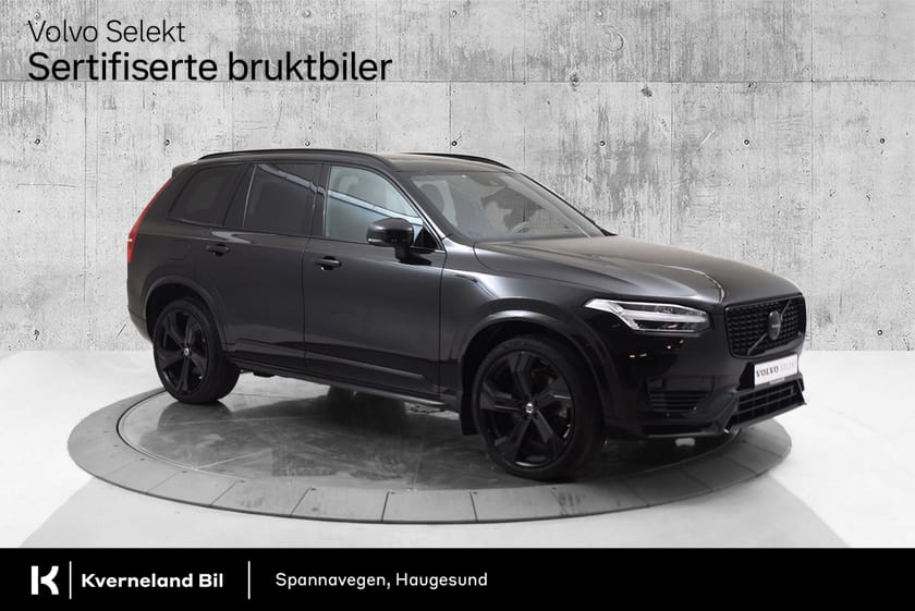 Bilde 1 av Volvo XC90 7-seater T8 390 AWD R Design "Black Edition" 22"-Luftfjæring