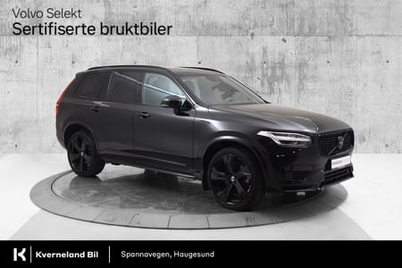 Volvo XC90 7-seater T8 390 AWD R Design "Black Edition" 22"-Luftfjæring