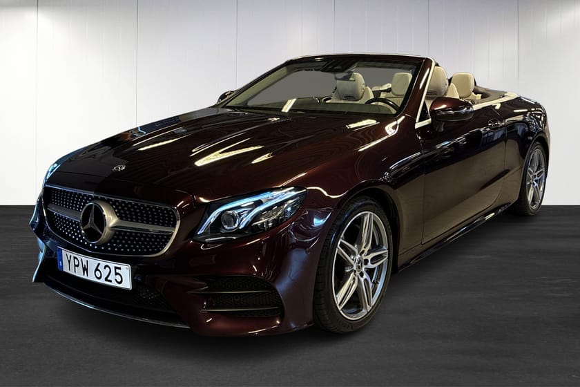 Bild 1 av Mercedes-Benz E 200 Cabriolet 9G-Tronic | AMG Line | Backkamera | Navi | Läder - beige