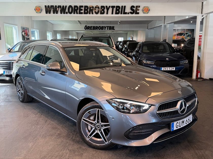Bild 1 av Mercedes-Benz C 300 T e 9G-Tronic Avantgarde Drag Gps Adaptiv Värmare