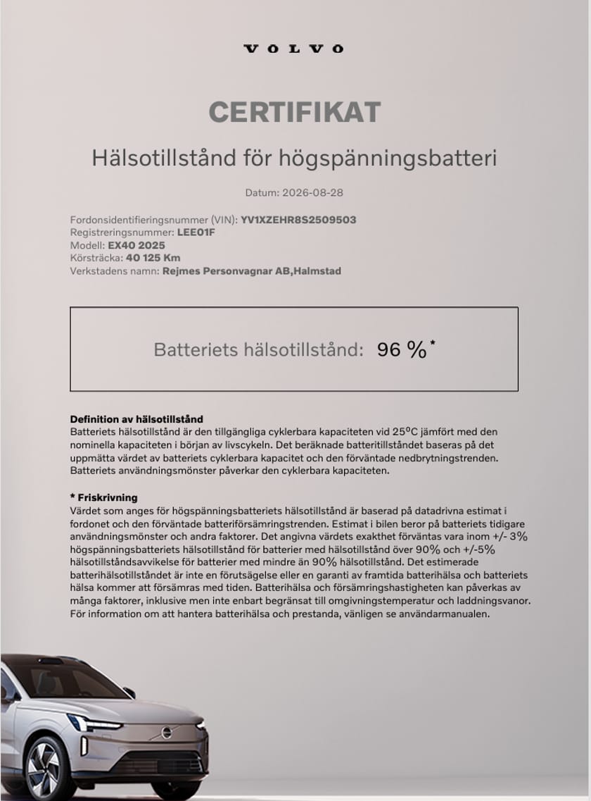 Bild 5 av Volvo EX40 Single Motor Extended Range
