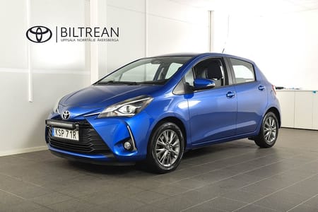 Toyota Yaris 1,5 Bensin Manuell Ledramp Motorvärmare Nyservad