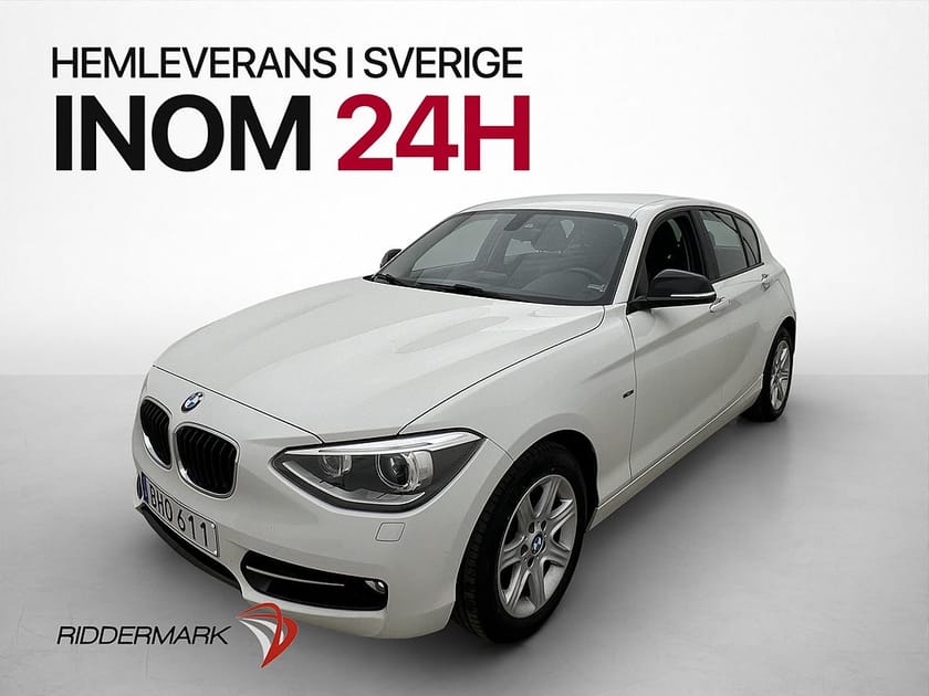 Bild 1 av BMW 120d 120 184hk Sport line HiFi Farthållare Bluetooth