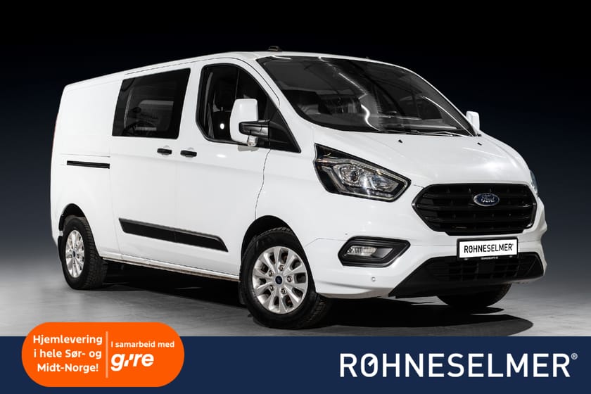 Bilde 1 av Ford Transit Custom 340 L2 130hk|Garanti|H.feste|Webasto|2xSkyv|R.Kam|P.Sensor+