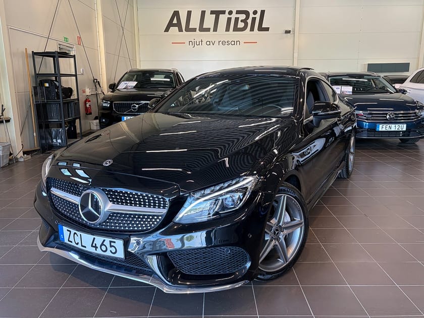 Bild 1 av Mercedes-Benz C 200 Coupé 7G-Tronic Plus AMG Pano Burmester Navi Kamera