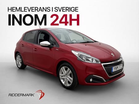 Peugeot 208 1.2 PureTech Panorama 0.43l/mil Nyservad P-Senso