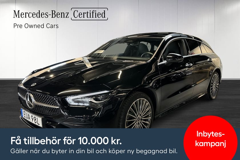 Bild 1 av Mercedes-Benz CLA 250 e Shooting Brake AMG Panorama Nightpackage Distronic Moms