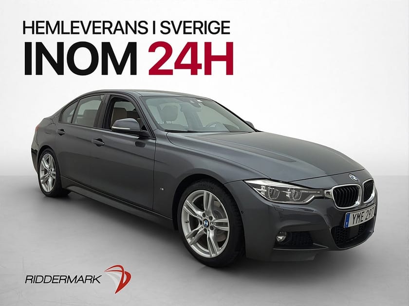 Bild 1 av BMW 330e Sedan 252hk M Sport Pano H/K HUD  Surround Skinn Kamera