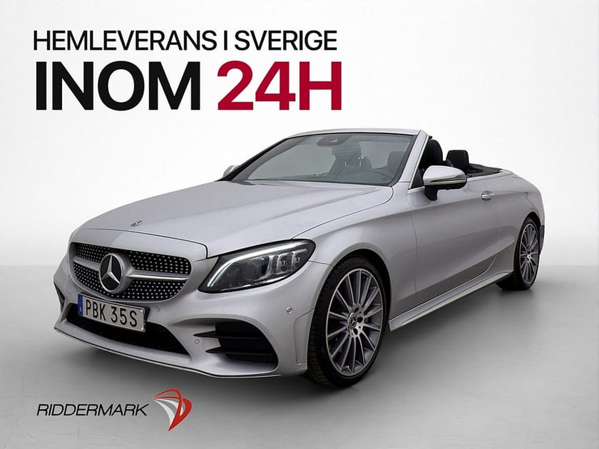 Bild 1 av Mercedes-Benz C 300 Cabriolet 258hk AMG Line 360° Burmester
