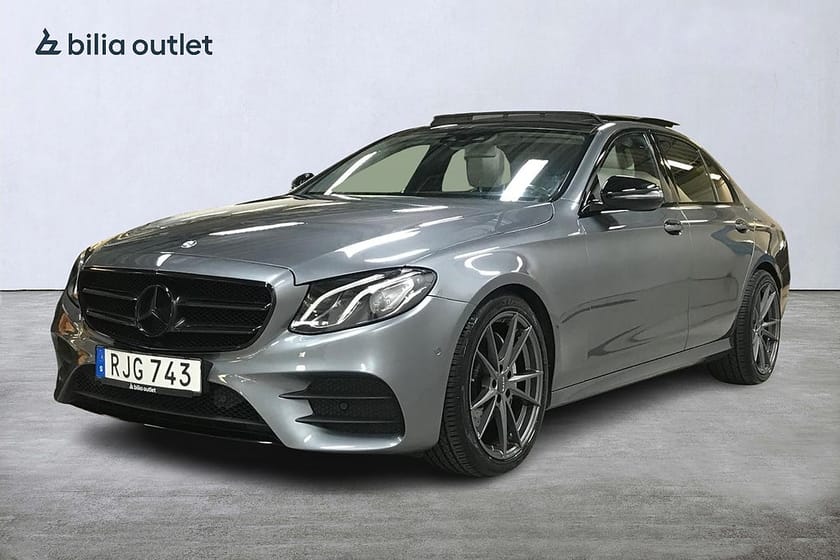 Bild 1 av Mercedes-Benz E 220 d AMG 194hk Panorama HuD Burmester Navi Carplay