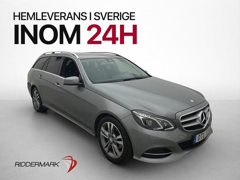 Bild 1 av Mercedes-Benz E 200 T 184hk SV-Såld Drag Sensorer 0.61l/mil