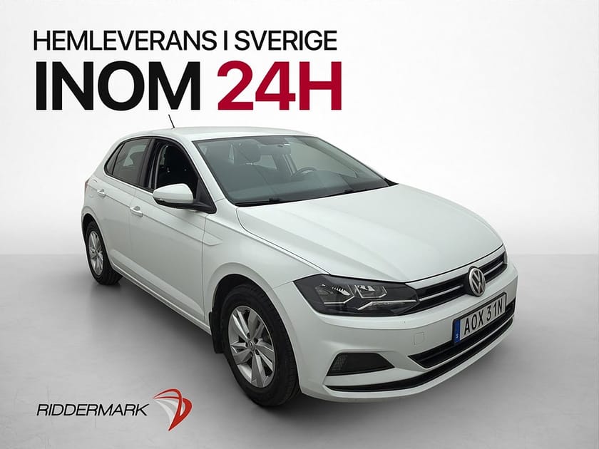 Bild 1 av Volkswagen Polo 1.0 TSI 95hk Farthållare Carplay Bluetooth