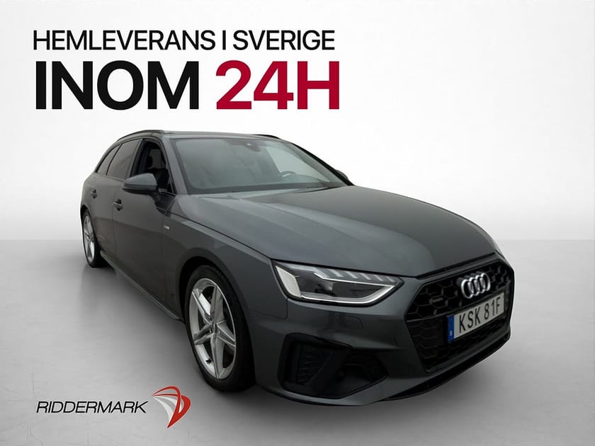 Bild 1 av Audi A4 Avant 40 TDI quattro S-Line D-Värmare Drag Navi Carplay