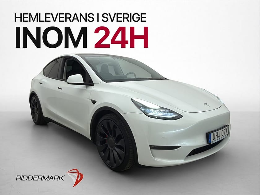 Bild 1 av Tesla Model Y Performance AWD Panorama Kamera Värmepump MOMS