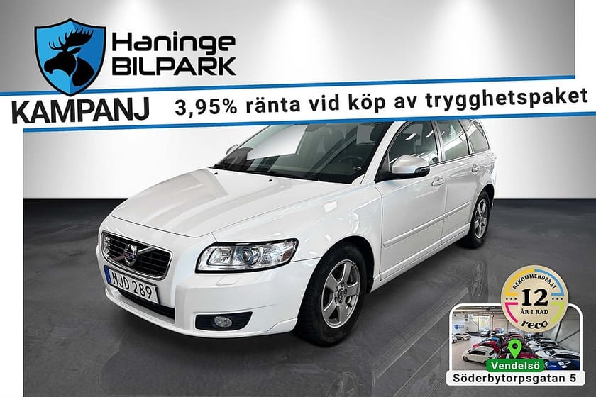 Bild 1 av Volvo V50 D2 MOMENTUM CLASSIC SUPERDEAL 3.95% / SKINN / VÄRMARE