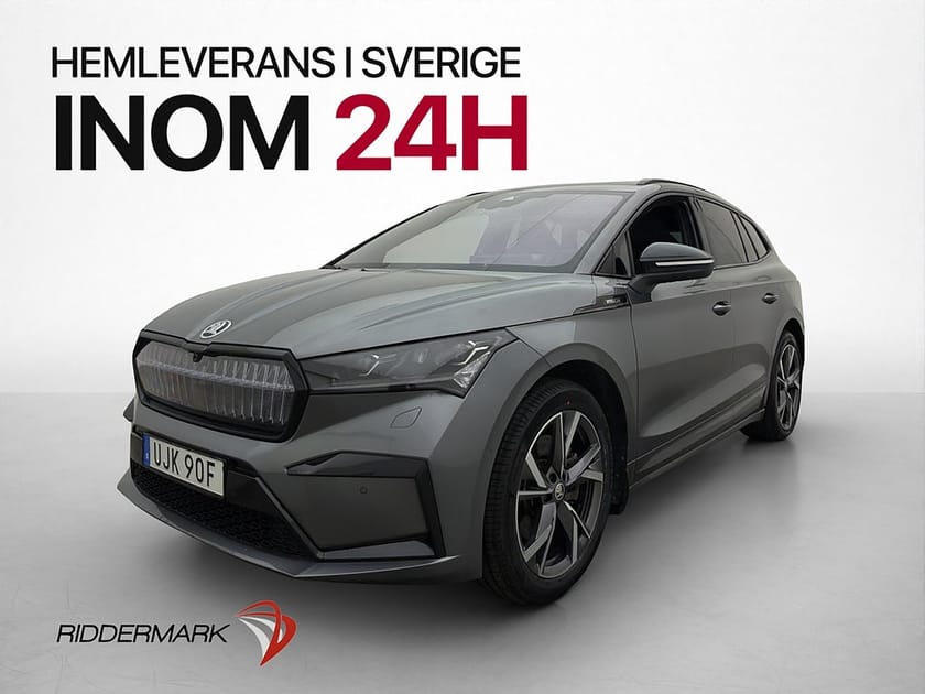 Bild 4 av Škoda Enyaq iV 80x Skoda Sportline MOMS Pano Drag Crystal face