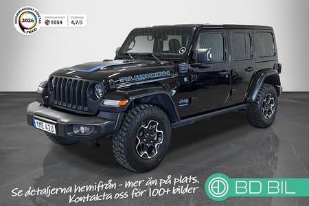 Jeep Wrangler Unlimited 4xe RUBICON PHEV DRAGKROK KAMERA