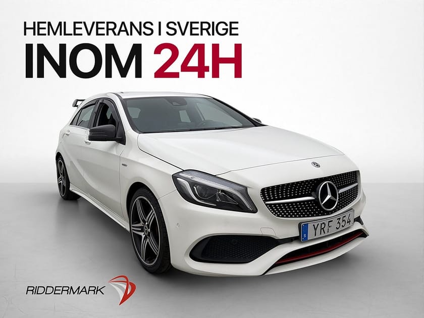 Bild 1 av Mercedes-Benz A 250 Sport A250 218hk AMG Kamera P-sensor Bluetooth