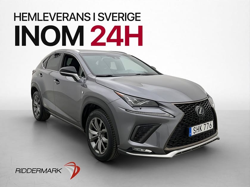 Bild 1 av Lexus NX 300h AWD F Sport Taklucka Levinson Kamera HuD Skinn