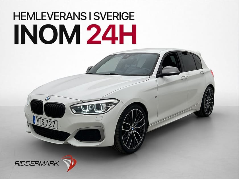 Bild 1 av BMW M135i xDrive Skinn H/K Sportavgas 18" Performance 326hk