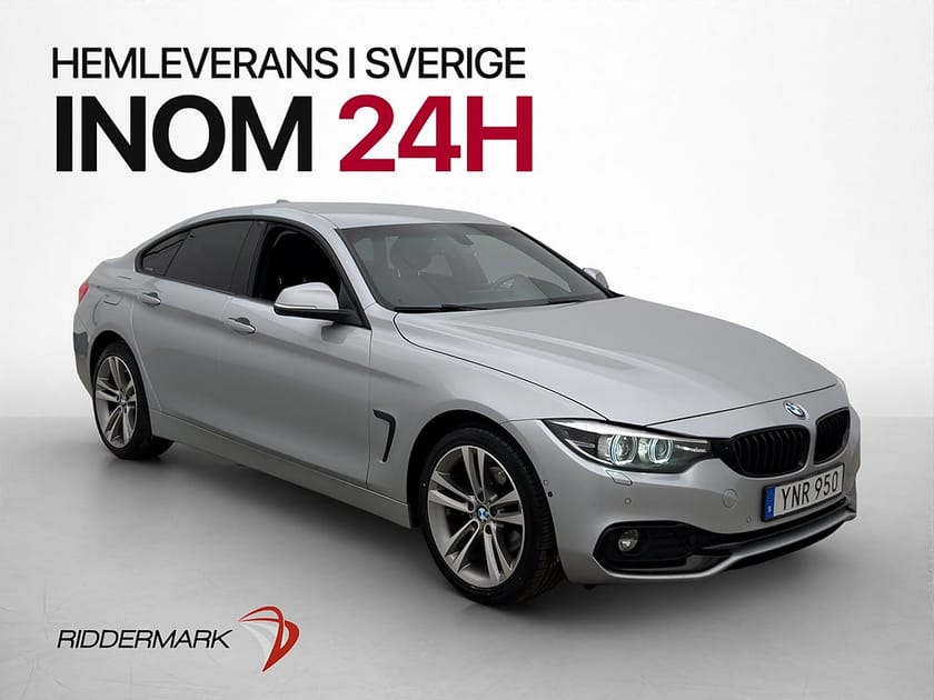 Bild 1 av BMW 420d xDrive Gran Coupé Sport line M&K-Värmare HiFi  Surround Navi