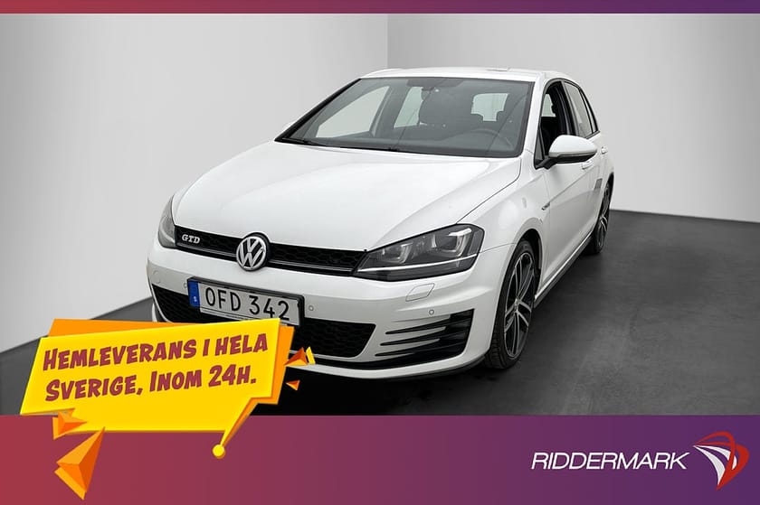 Bild 1 av Volkswagen Golf  GTD 184hk D-Värmare Kamera Adapt-Fart Drag