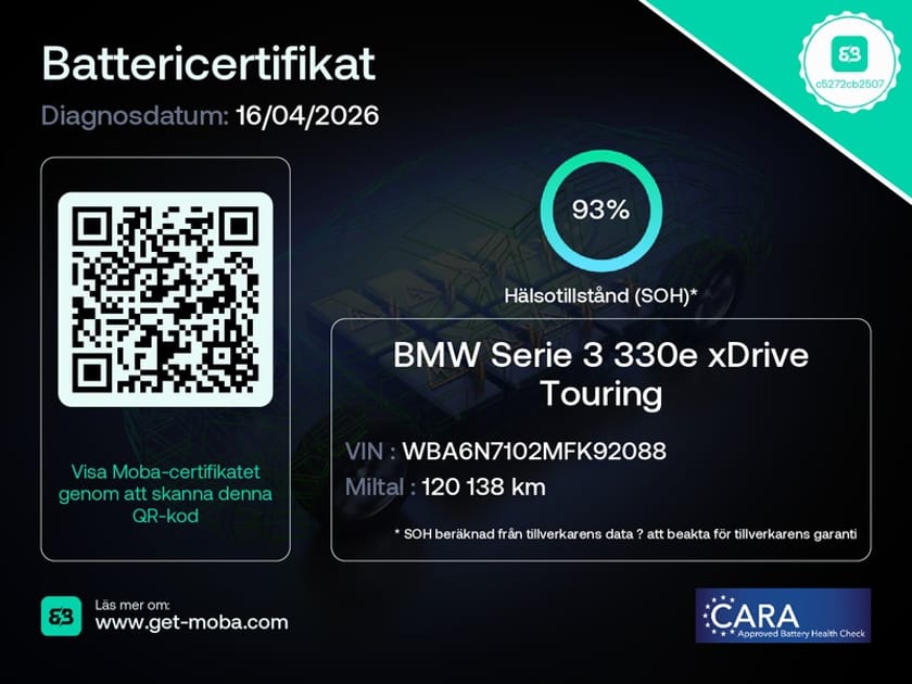 Bild 2 av BMW 330e xDrive Touring X DRIVE 292 HK Aut M Sport Drag Navi
