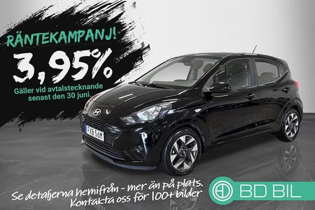 Hyundai i10 1.0 blue FACELIFT COCKPIT KAMPANJ 3,95% RÄNTA