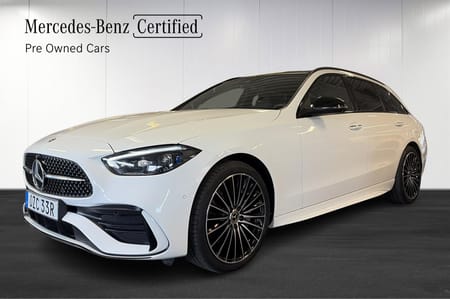 Mercedes-Benz C 300 T de 4MATIC Moms/AMG/Panorama/Burmester/Dragkrok