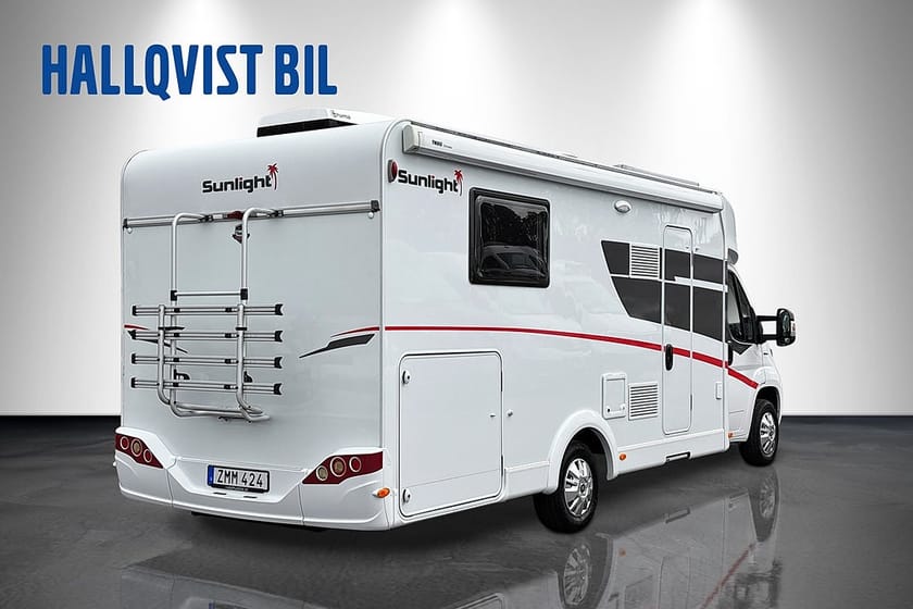 Bild 4 av Capron Campervan Fiat Sunlight T69 L Ac Queenbed Solcell