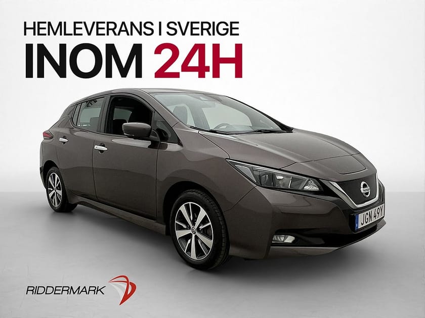 Bild 1 av Nissan Leaf 40 kWh 360° Kamera P-Sensorer Adaptiv Navi MOMS