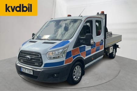 Ford Transit 350 Chassi Dubbelhytt 2.0 TDCi (170hk) 6-sits Kranbil